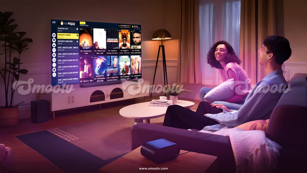 Smootv IPTV tutorial ÔÇô happy clients watching Smootv on HOT Player app after setup. Smooth IPTV and Smootv playlists activated. Smootv beste IPTV in Nederland.